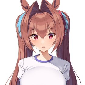 ウマ娘「…」（ブルマを履く）組分けブルマ「ハーフパァァァァァンツ！！！」の画像